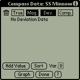 TheoNav Edit Compass Data